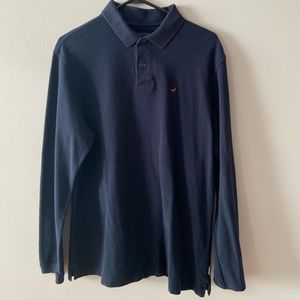 Barbour long-sleeved golf shirt. UK L